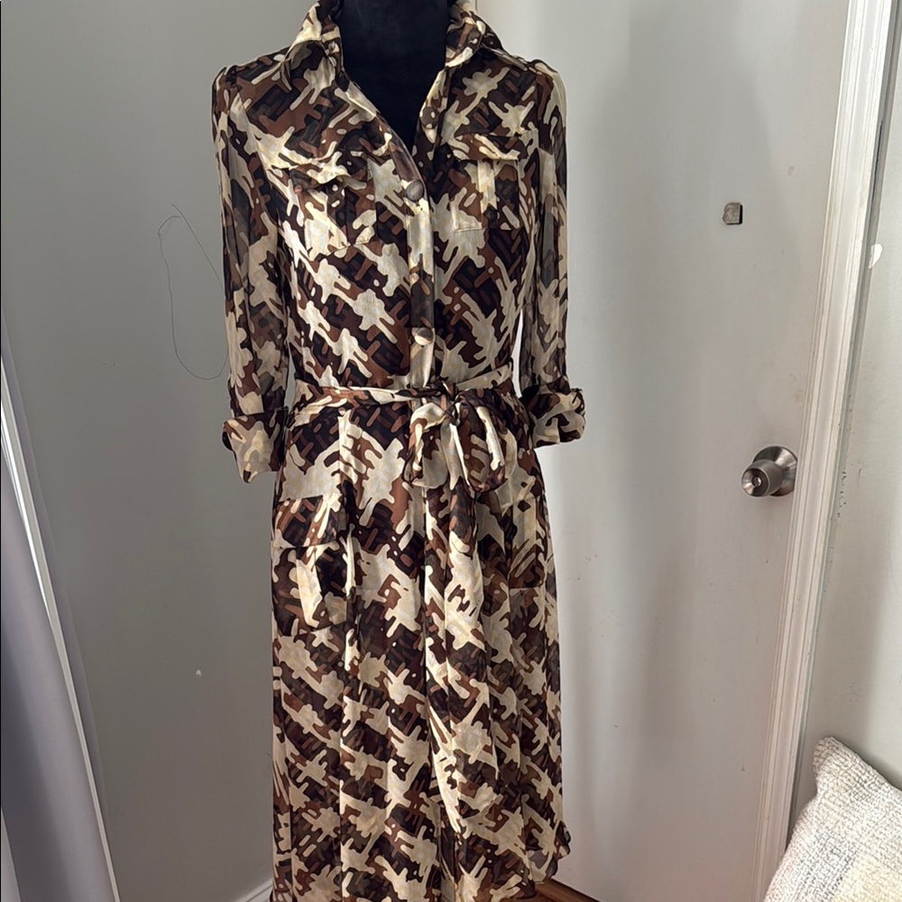 Camouflage Print Women's Dress